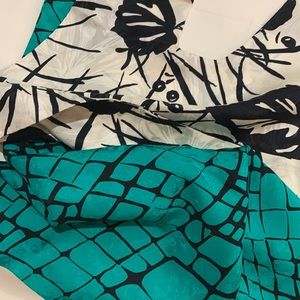 🇨🇦 🌟 AnnTees Original 1980s Vintage Silk Scarf Set